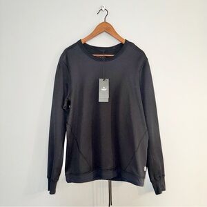 Reigning Champ Long Sleeve Jersey Men’s Medium In Black Front Lace RC-3485